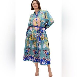 City Chic Vibrant Long Sleeve Dress